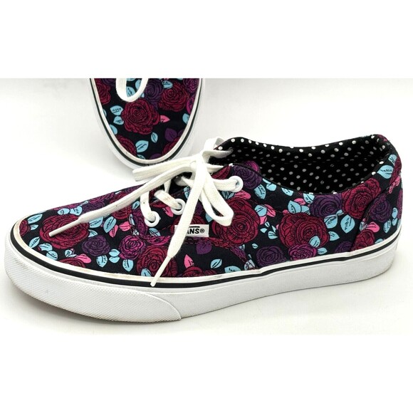 Vans Doheny Romantic Multi Color Floral Womens Lace Up Shoes Size 7.5 EUC - Picture 15 of 16